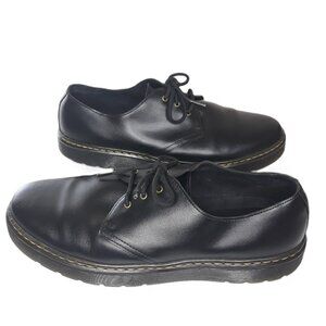 Dr. Martens Men's Zavala Lo Black Leather Lace-Up Oxfords 13M